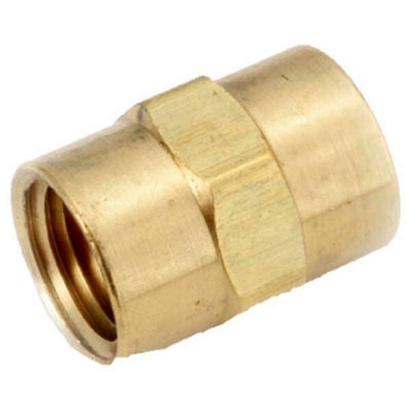 Anderson Metals 756103-08 0.5 in. Brass Coupling, 5PK 134240